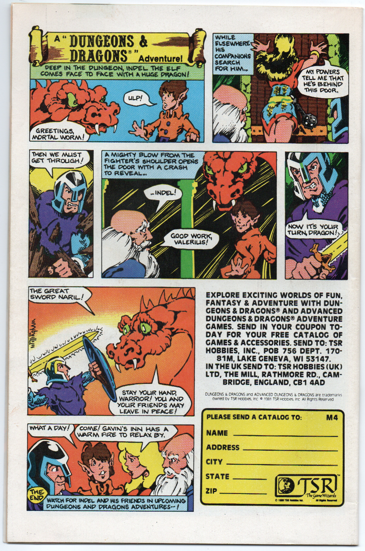 The Uncanny X-Men #155 Comic Book From TheGlassyLass.com - Back Cover