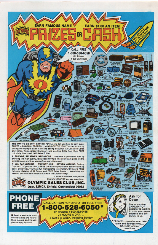 The Uncanny X-Men #159 Comic Book From TheGlassyLass.com - Back Cover