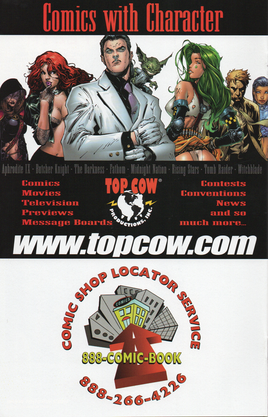 Tomb Raider "The Darkness" Starring Lara Croft Top Cow Store Exclusive by Top Cow Comics - Ungraded from TheGlassyLass.com