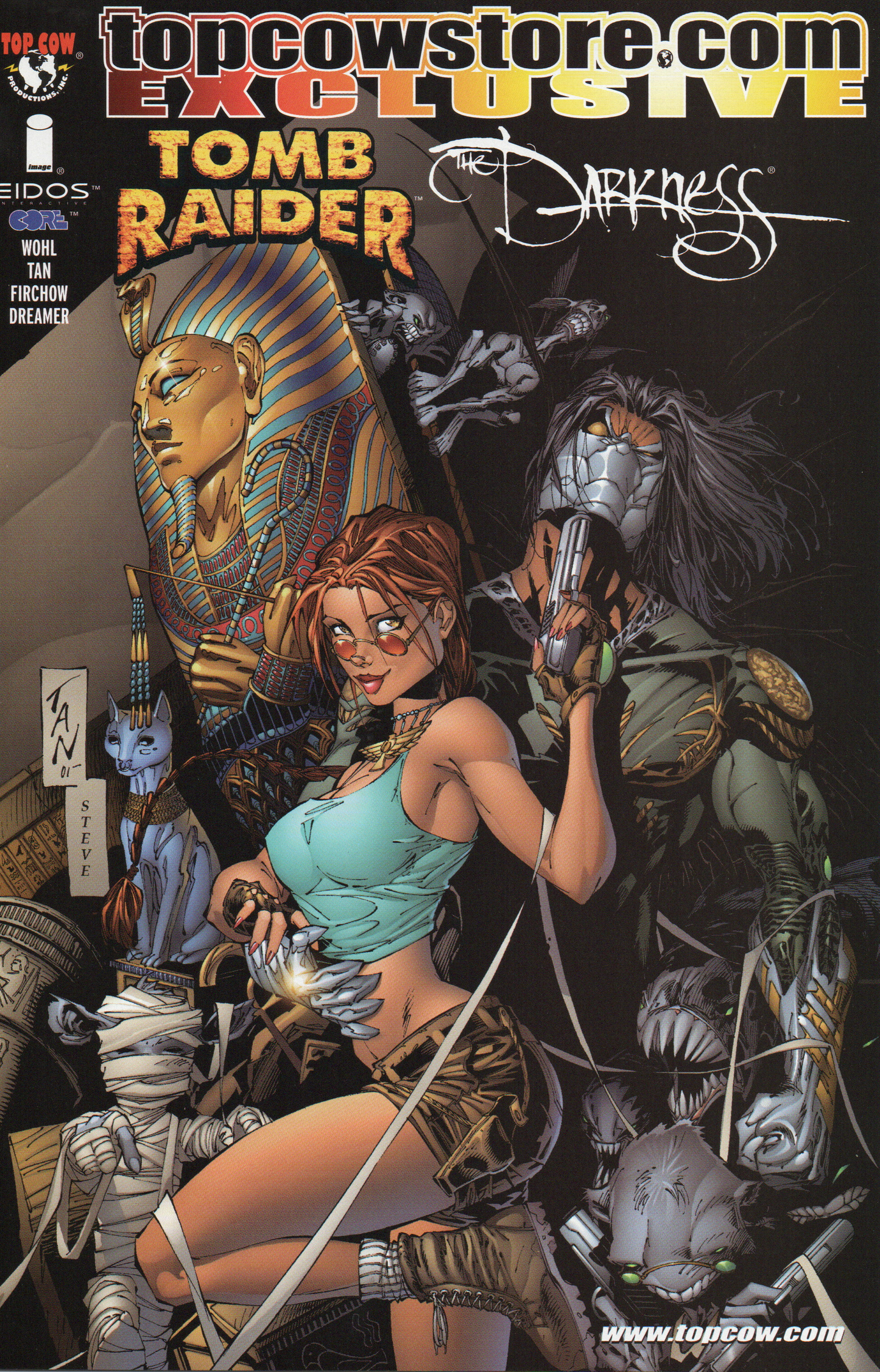 Tomb Raider "The Darkness" Starring Lara Croft Top Cow Store Exclusive by Top Cow Comics - Ungraded from TheGlassyLass.com