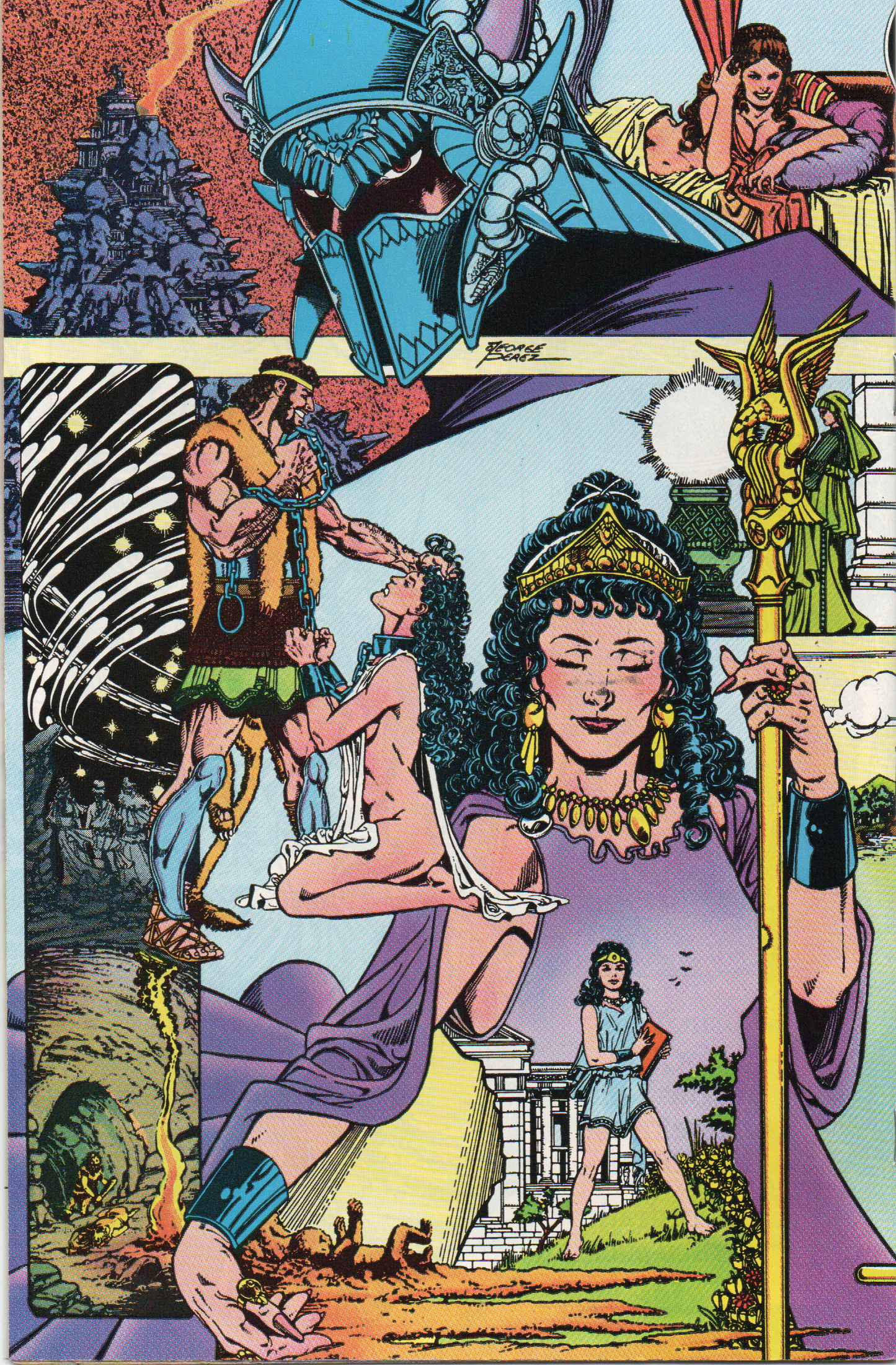 Wonder Woman #1 (2nd Series) Comic Book From TheGlassyLass.com - Back Cover