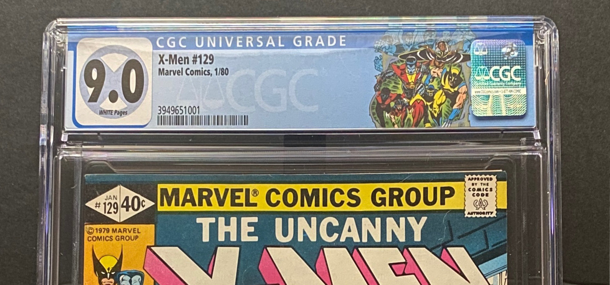 X-Men #129 CGC Graded 9.0 from TheGlassyLass.com - Front Cover