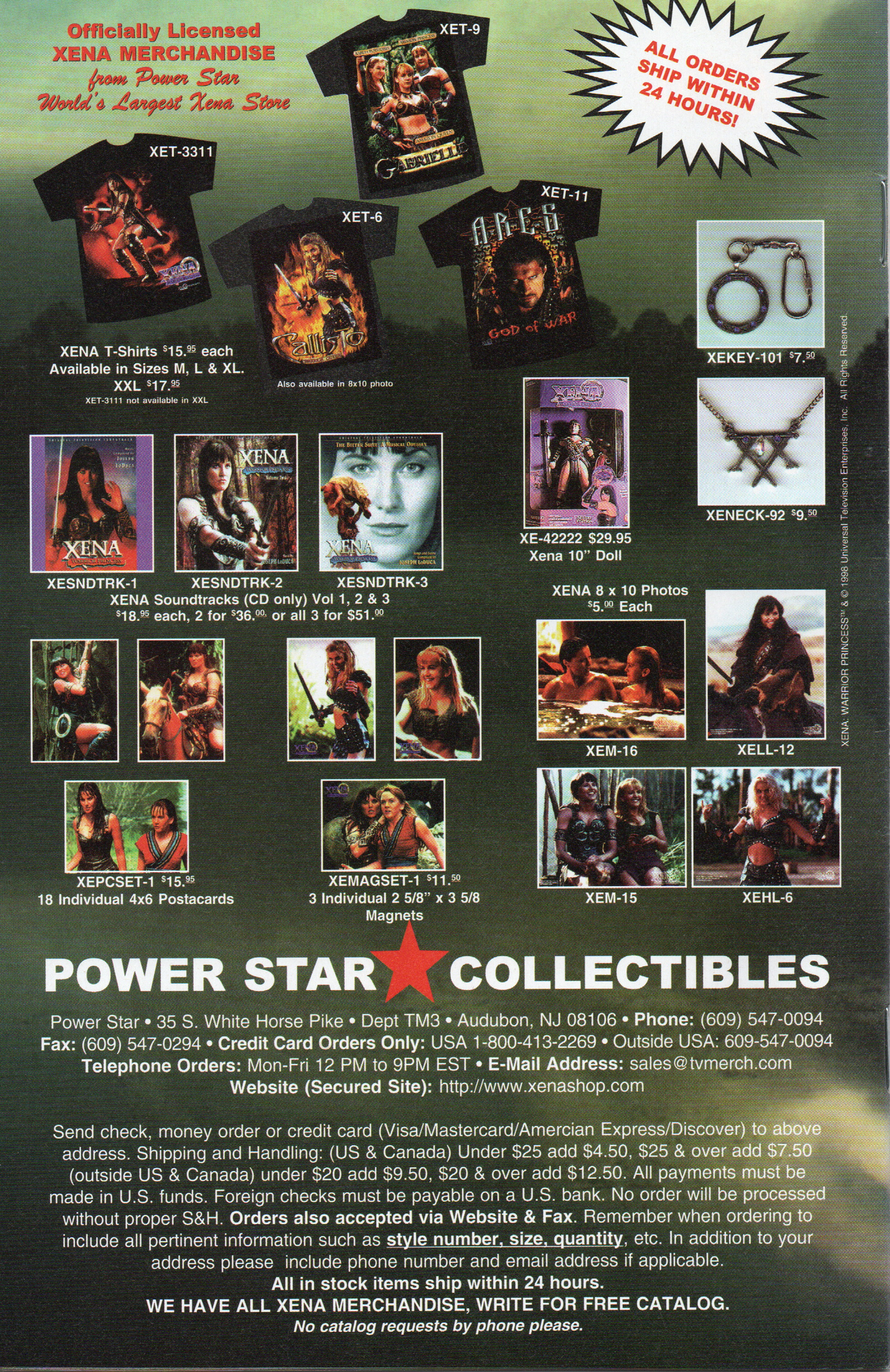 Xena Warrior Princess "Orpheus Trilogy" #2 Comic Book by Topps Comics at TheGlassyLass.com
