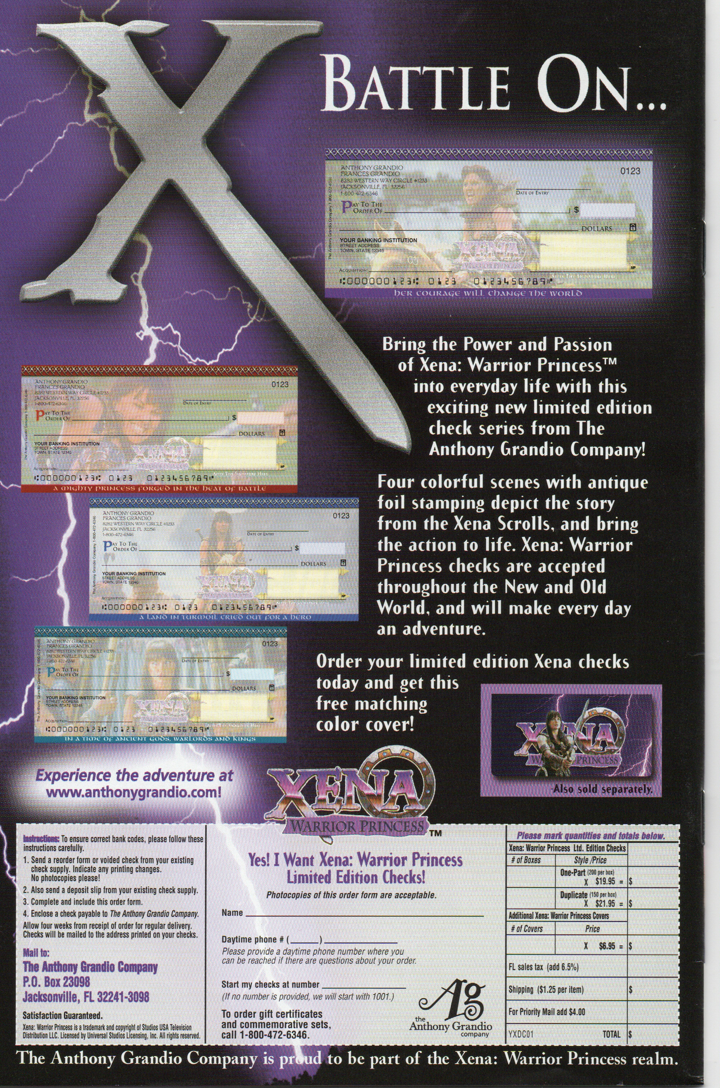 Xena Warrior Princess “2nd Series” #1 Comic Book by Dark Horse Comics at TheGlassyLass.com