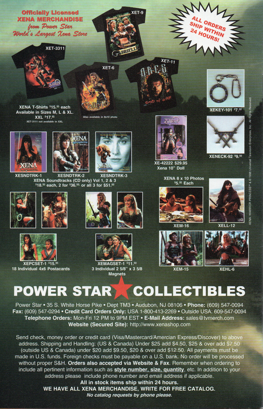 Xena Warrior Princess "Blood Lines" #2 Comic Book by Topps Comics at TheGlassyLass.com