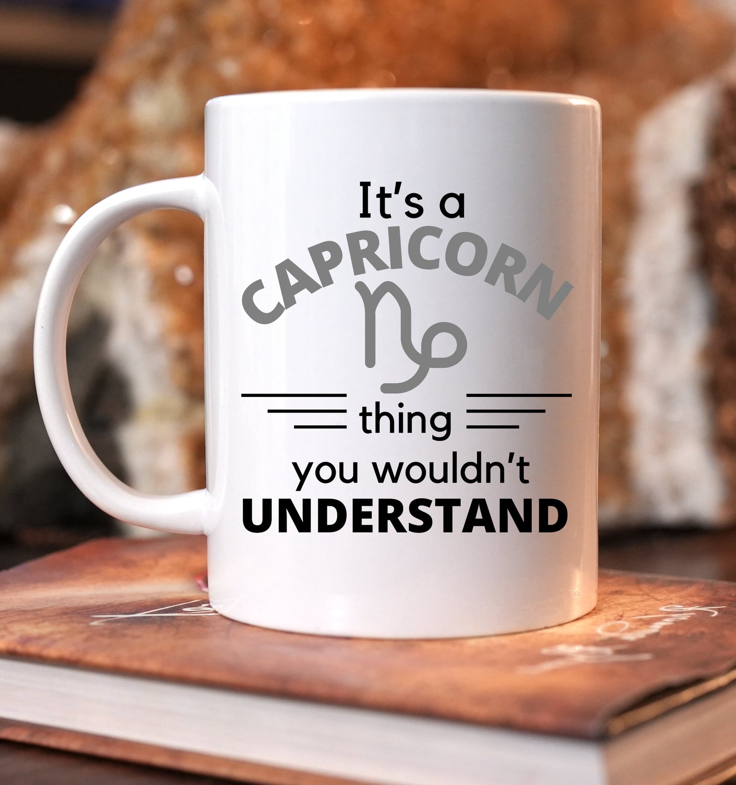 Capricorn Astrology Zodiac Sign Coffee Mug by TheGlassyLass.com