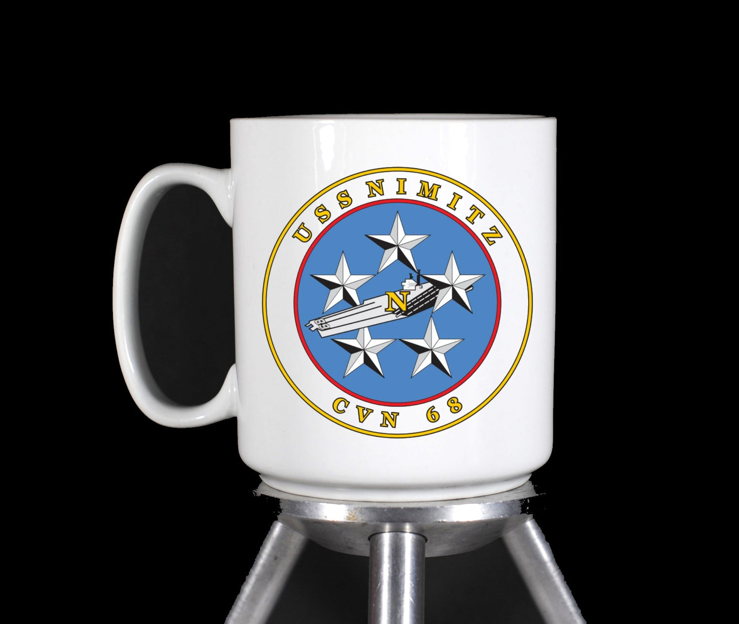 USS Nimitz (CVN-68) Coffee Mug by TheGlassyLass.com