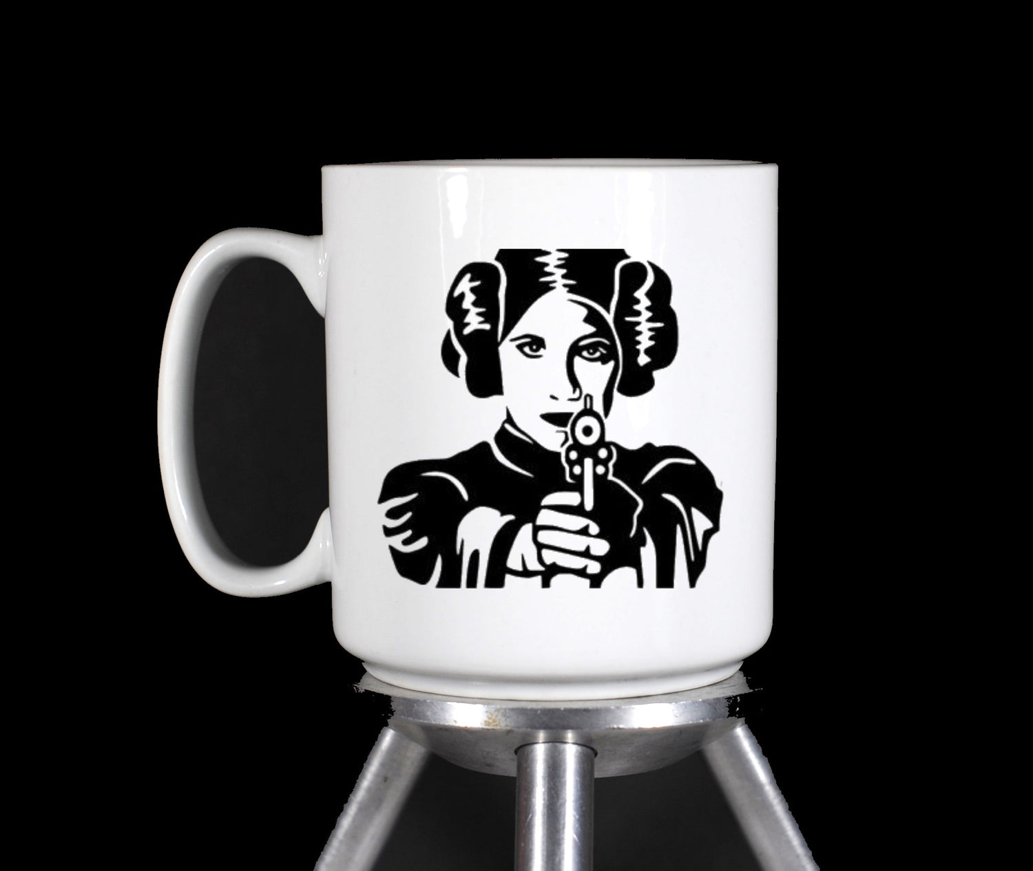 Princess Leia (Star Wars Fandom) Coffee Mug by TheGlassyLass.com