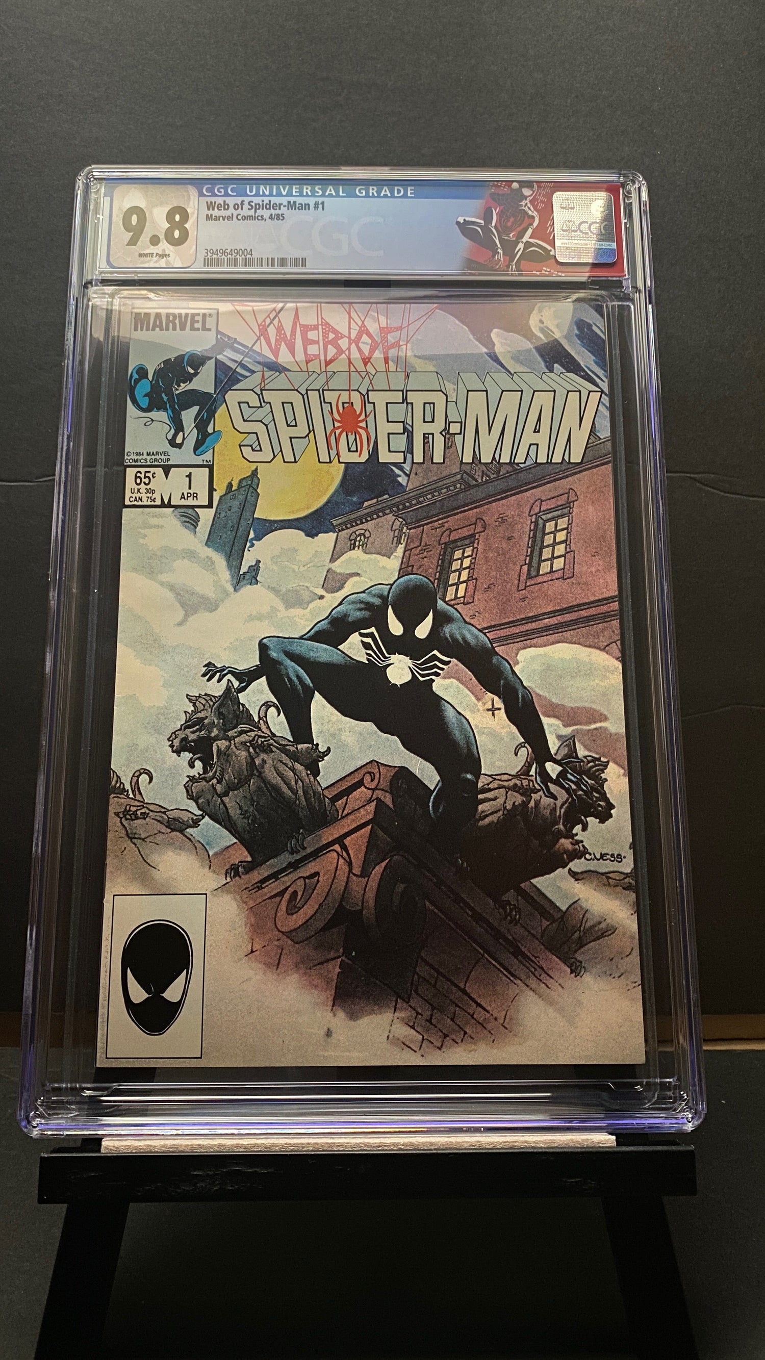 WEB of Spider Man #1 CGC Graded 9.8 from TheGlassyLass.com