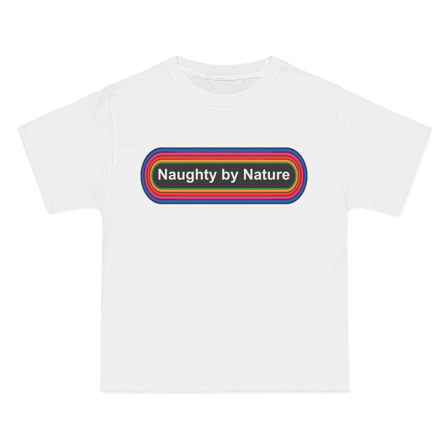 Naughty by Nature T-Shirt: (Hanes Beefy-T 100% Preshrunk Cotton Custom Printed by TheGlassyLass.com