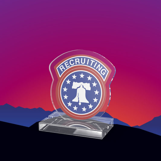 U.S. Army Recruiting Acrylic Standee by TheGlassyLass.com