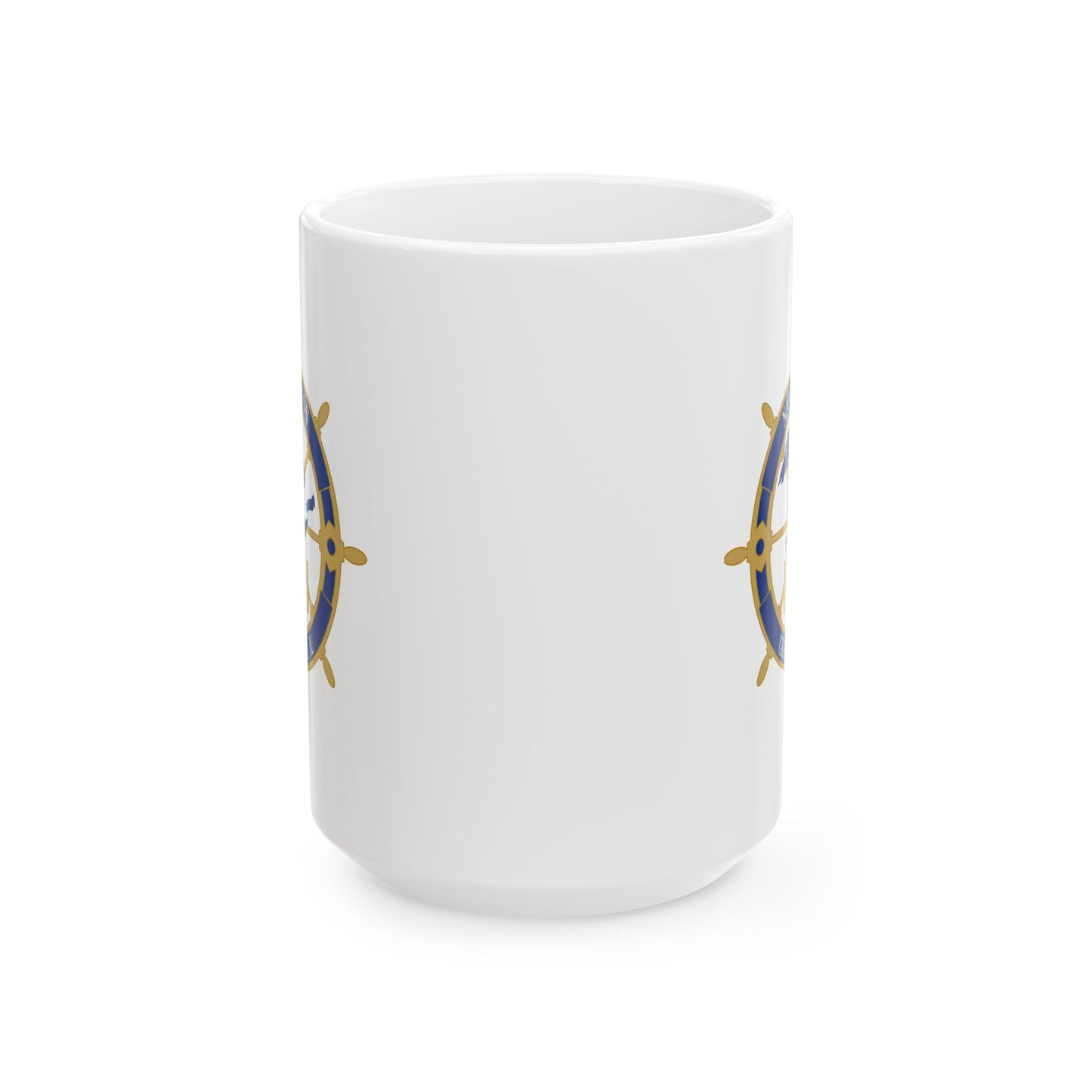 Naval Station Great Lakes Coffee Mug - Double Sided White Ceramic 15oz by TheGlassyLass.com