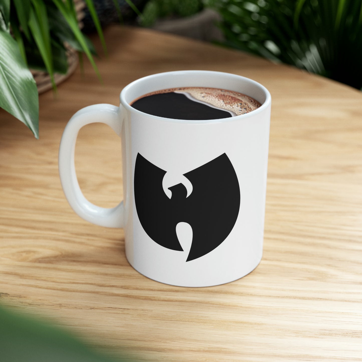 Wu-Tang Black Coffee Mug - Double Sided White Ceramic 11oz by TheGlassyLass.com