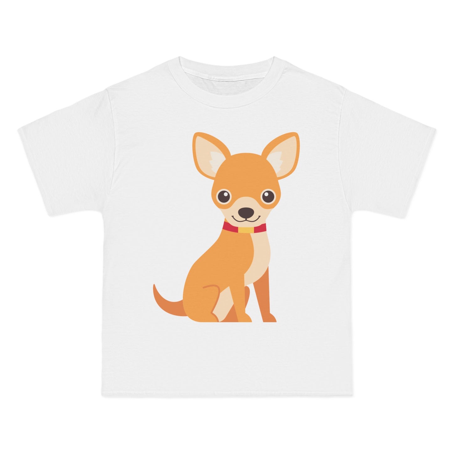 Happy Chihuahua T-Shirt: (Hanes Beefy-T 100% Preshrunk Cotton Custom Printed by TheGlassyLass.com