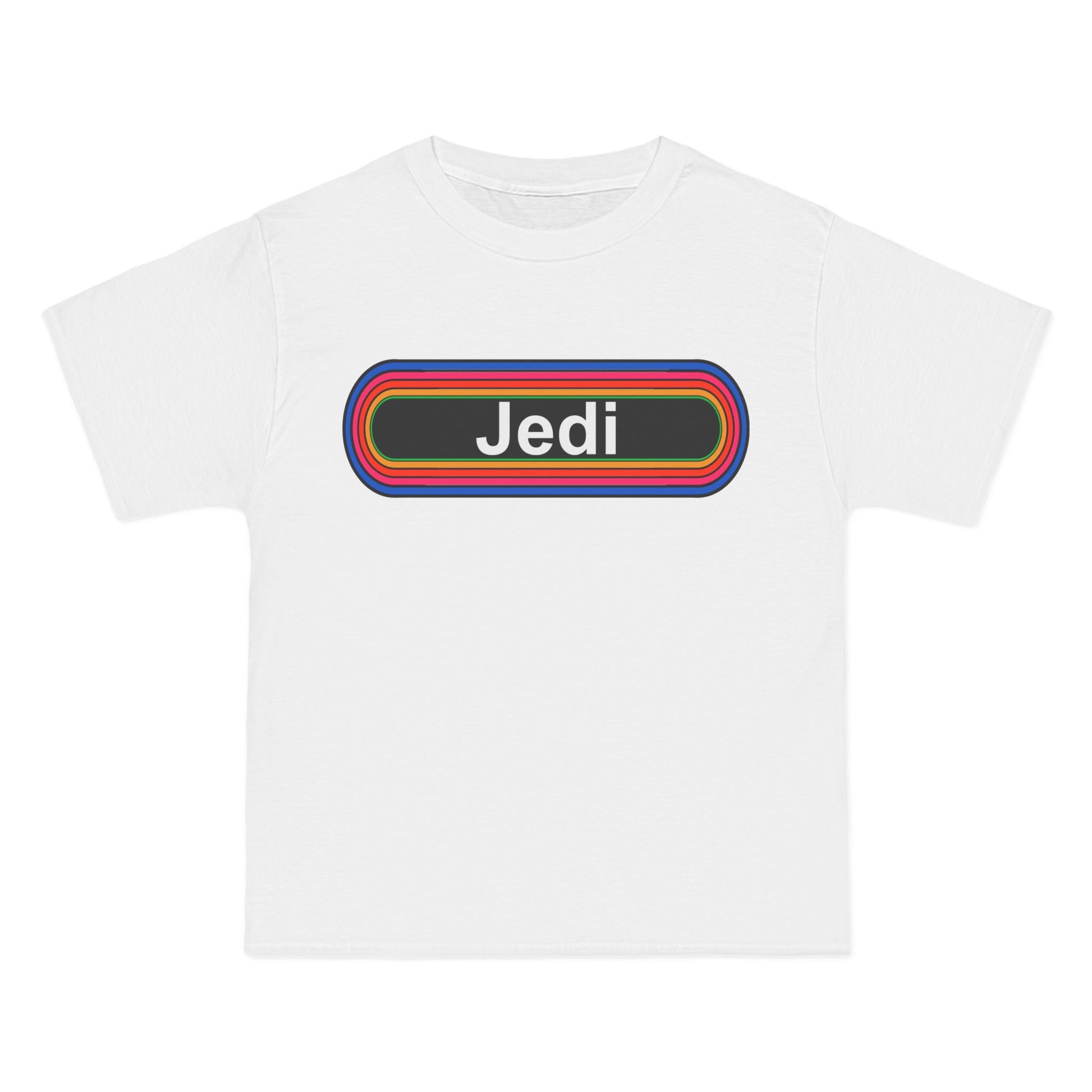 Star Wars Jedi T-Shirt: (Hanes Beefy-T 100% Preshrunk Cotton Custom Printed by TheGlassyLass.com