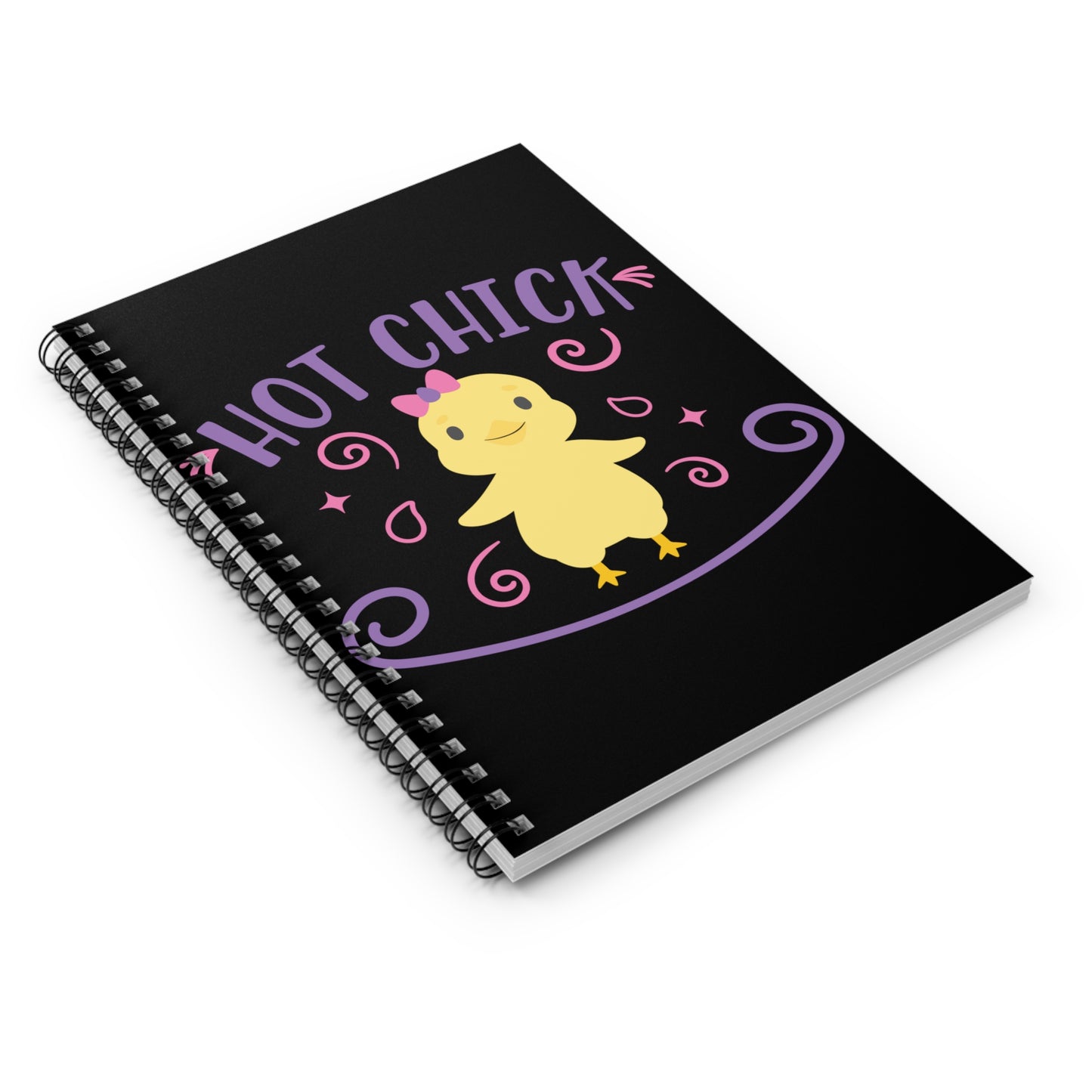 Hot Chick: Spiral Notebook - Log Books - Journals - Diaries - and More Custom Printed by TheGlassyLass