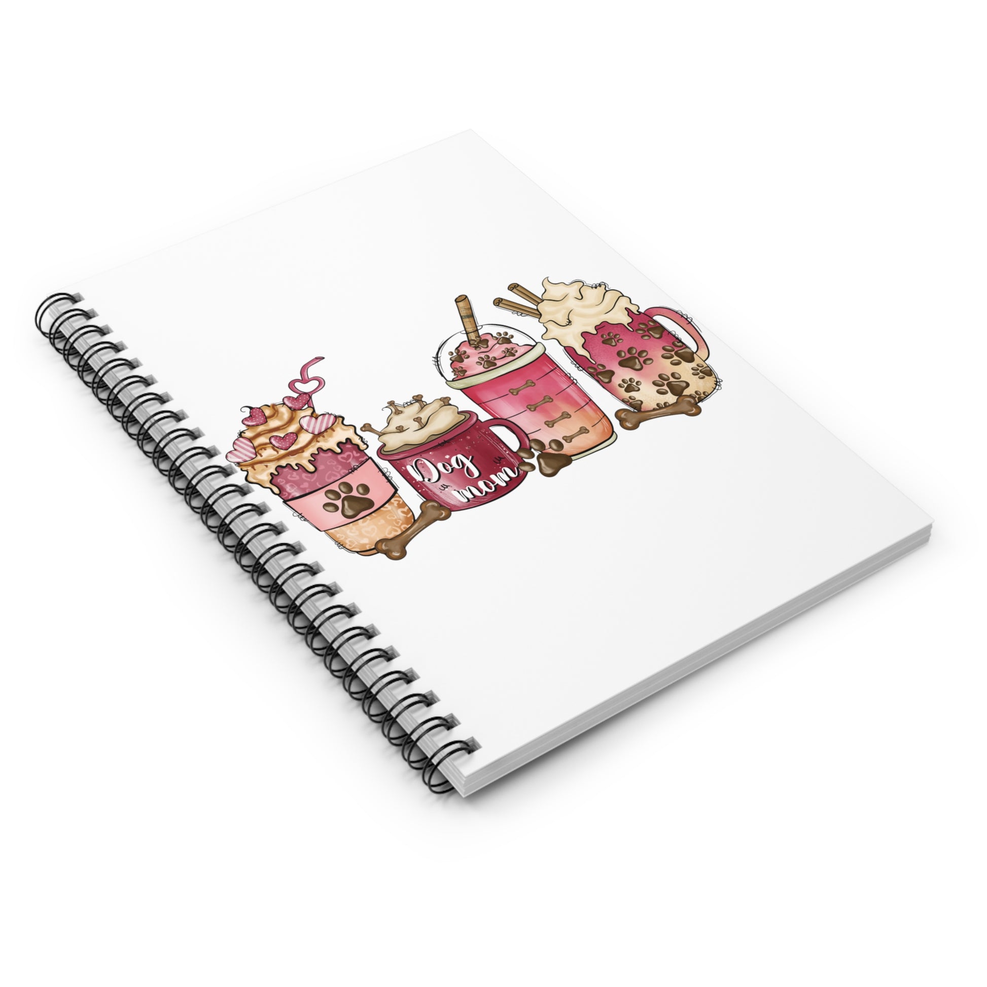 Dog Mom: Spiral Notebook - Log Books - Journals - Diaries - and More Custom Printed by TheGlassyLass