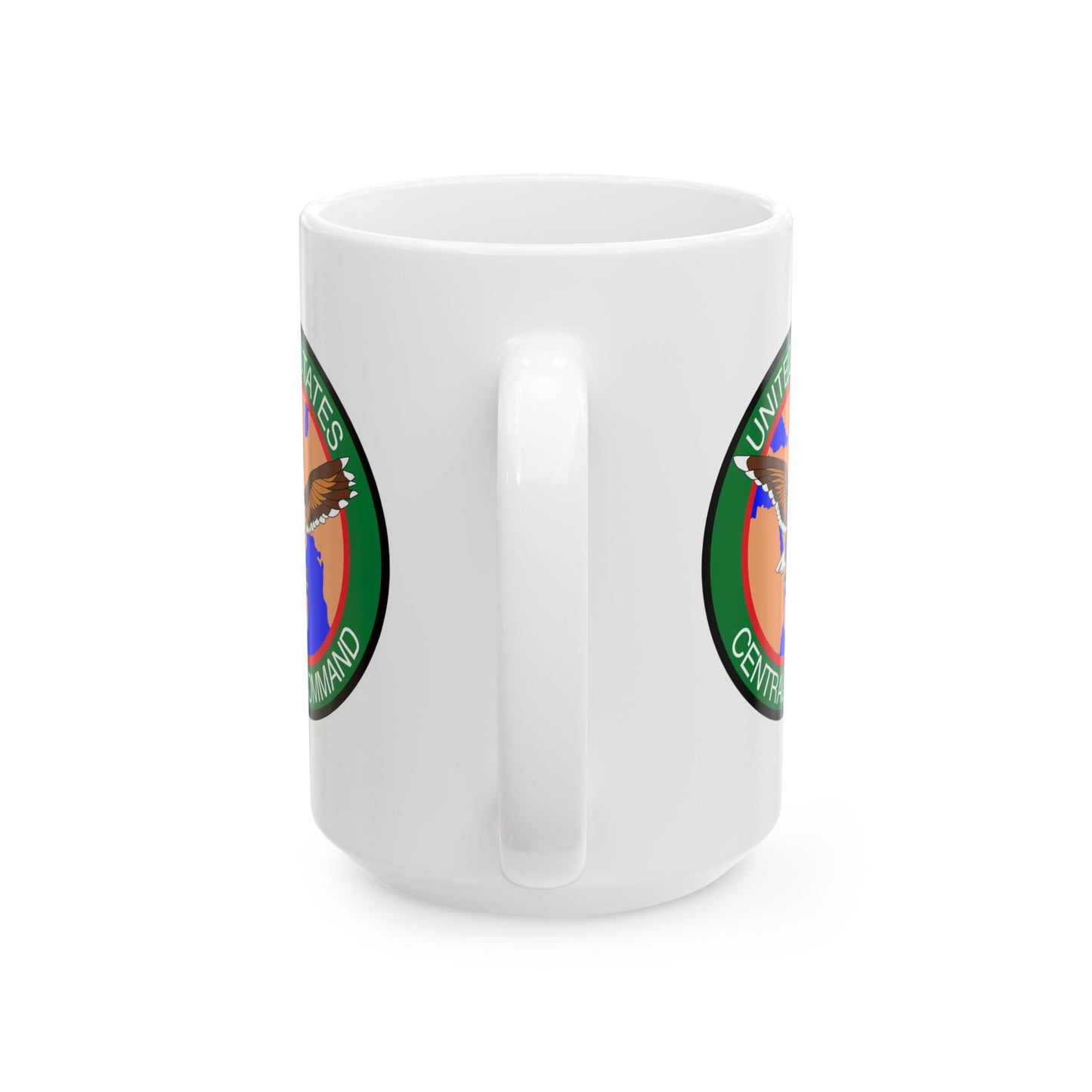 United States Central Command (CENTCOM) Coffee Mug - Double Sided White Ceramic 15oz by TheGlassyLass.com