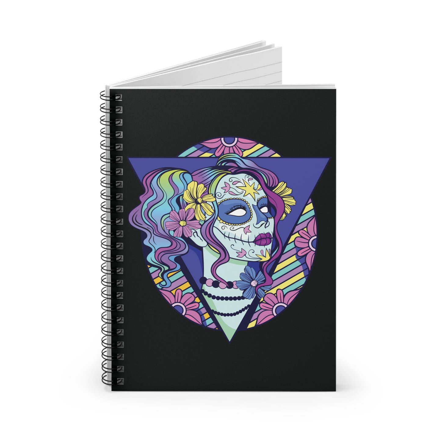 Black Candy Skull: Spiral Notebook - Log Books - Journals - Diaries - and More Custom Printed by TheGlassyLass