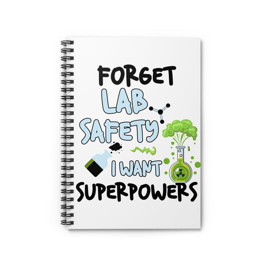 I Want Superpowers: Spiral Notebook - Log Books - Journals - Diaries - and More Custom Printed by TheGlassyLass