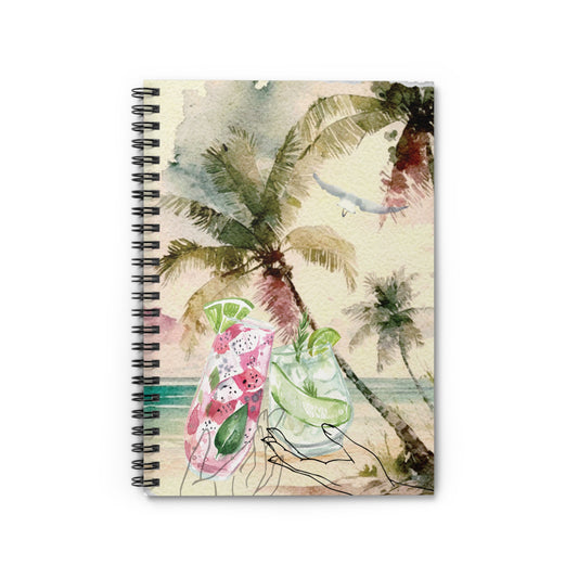Watercolor Paradise: Spiral Notebook - Log Books - Journals - Diaries - and More Custom Printed by TheGlassyLass