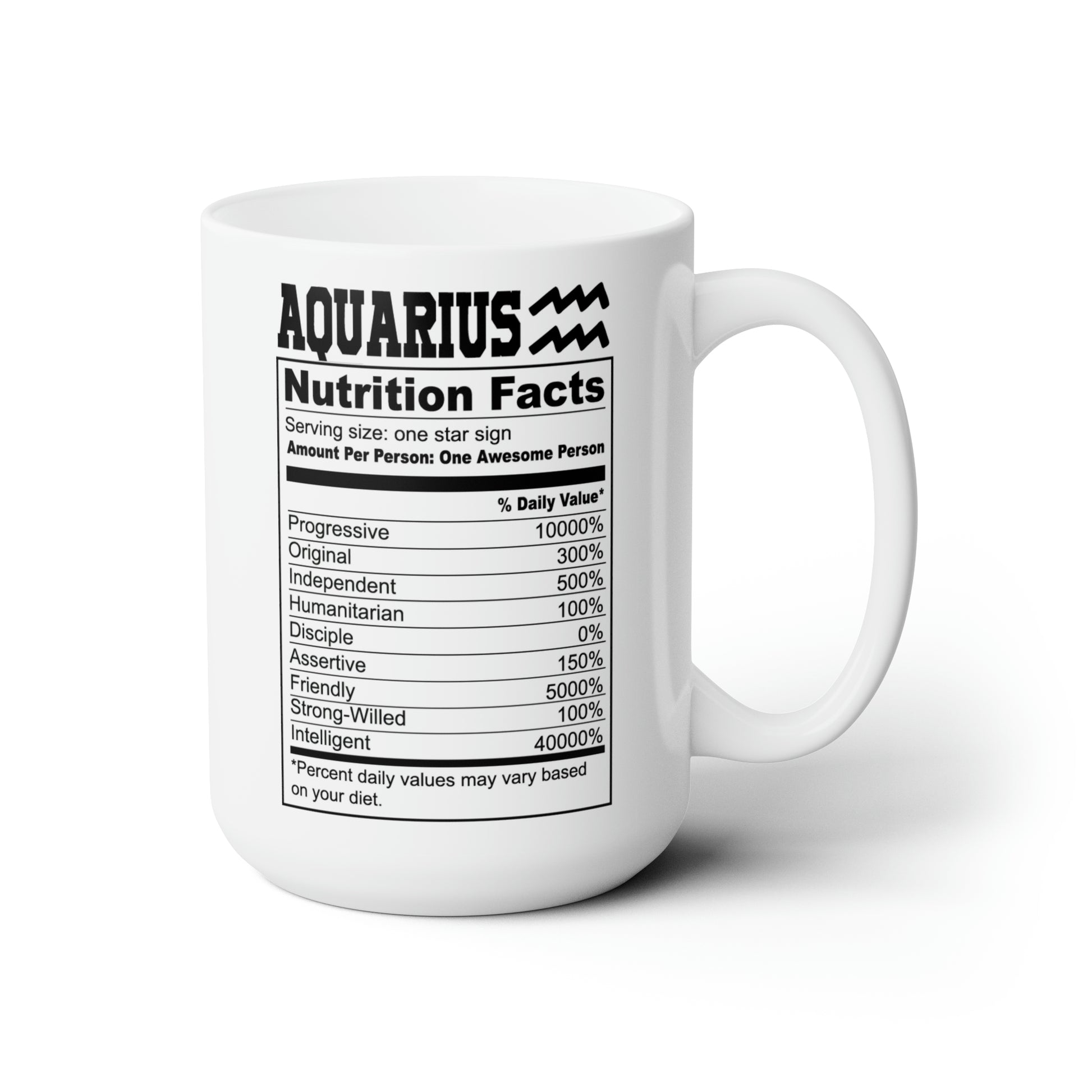 Aquarius Tarot Card Coffee Mug Custom Printed by TheGlassyLass.com Microwave Oven & Dishwasher Safe