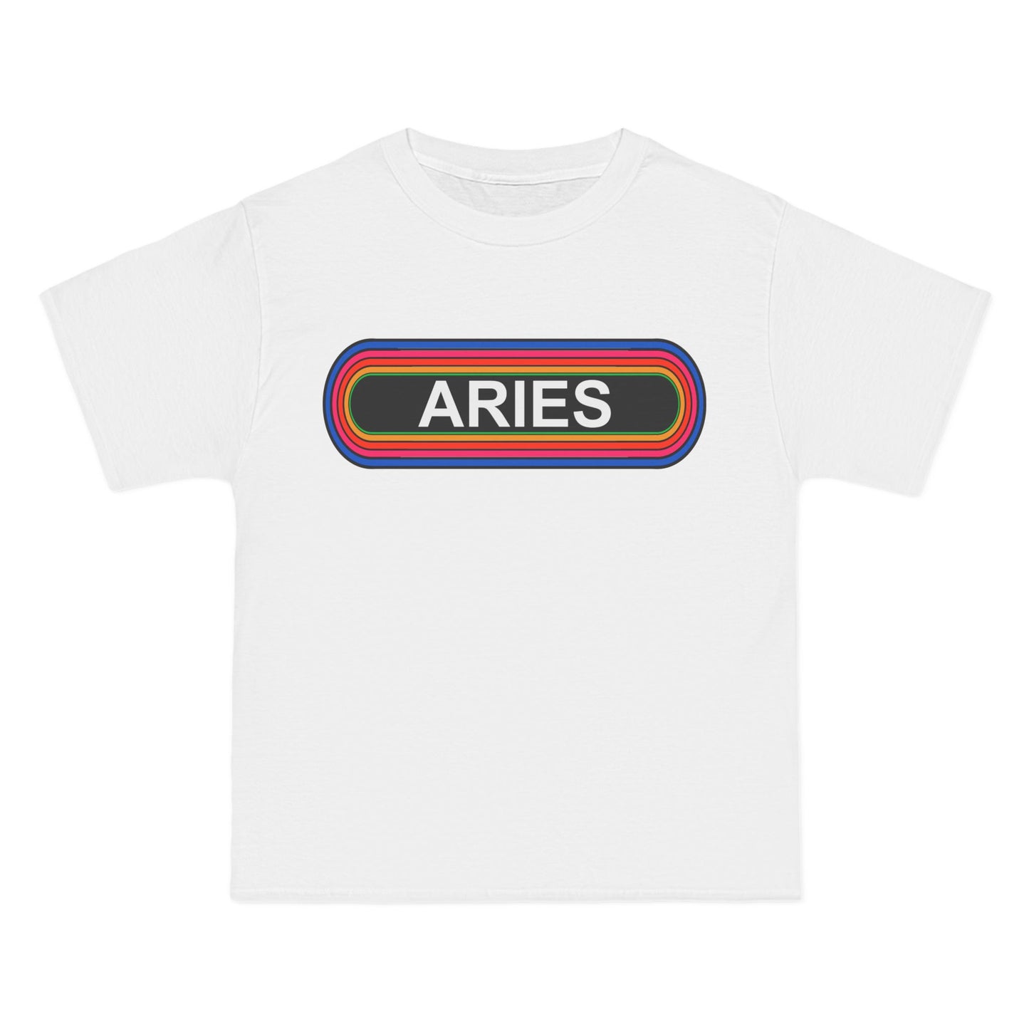 Aries T-Shirt: (Hanes Beefy-T 100% Preshrunk Cotton Custom Printed by TheGlassyLass.com