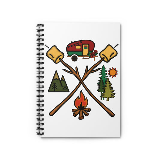 Camping Merit Badge: Spiral Notebook - Log Books - Journals - Diaries - and More Custom Printed by TheGlassyLass