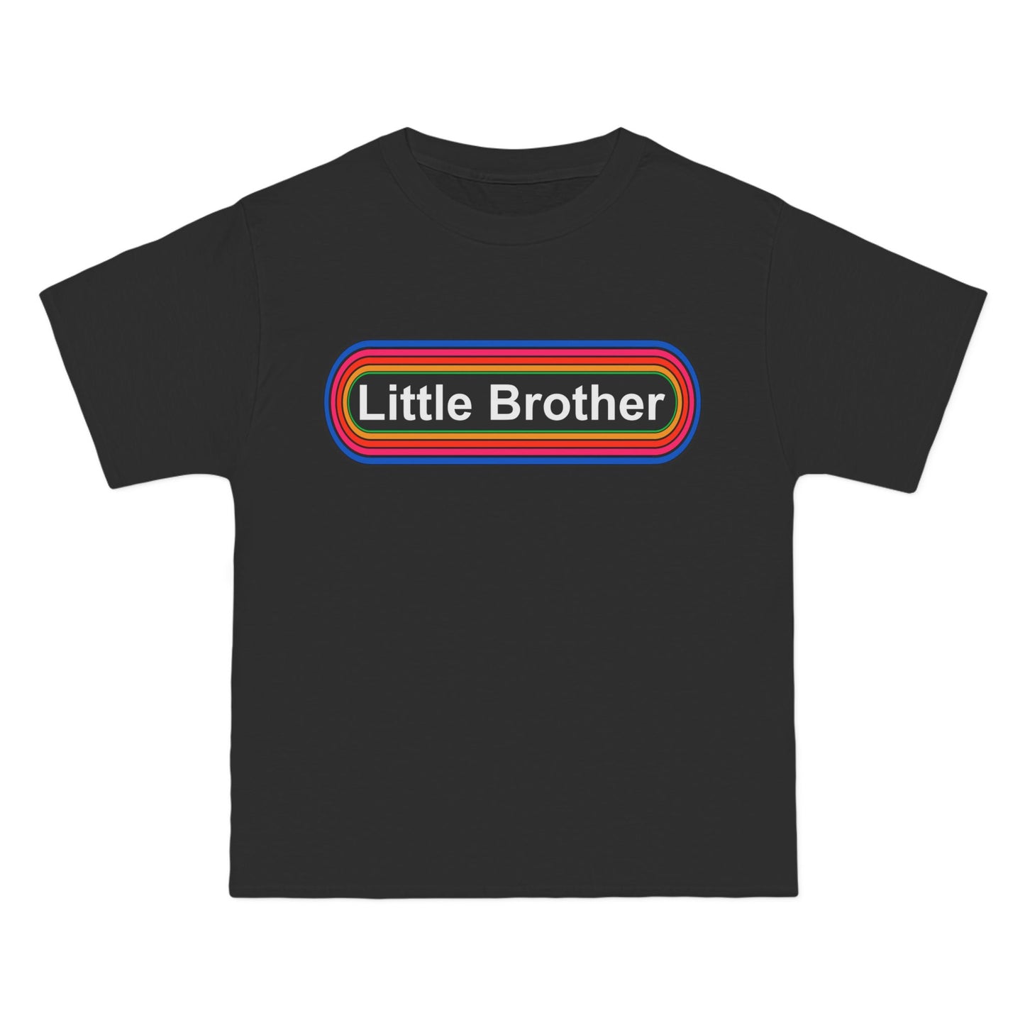 Little Brother T-Shirt: (Hanes Beefy-T 100% Preshrunk Cotton Custom Printed by TheGlassyLass.com