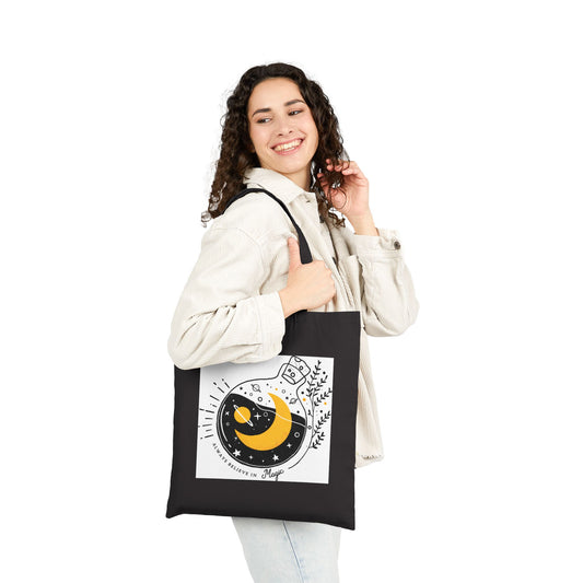 Believe in Magic Logo Tote Bag - Heavyweight 100% Cotton Canvas by TheGlassyLass.com