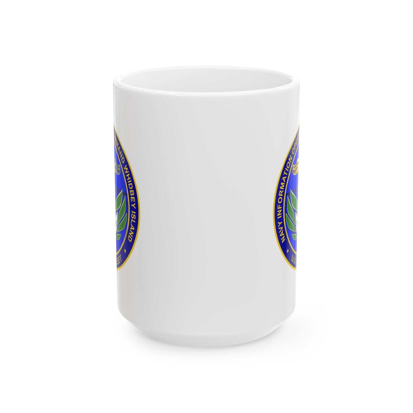 Naval Air Station Whidbey Island Coffee Mug - Double Sided Print, White Ceramic, 15oz by TheGlassyLass.com