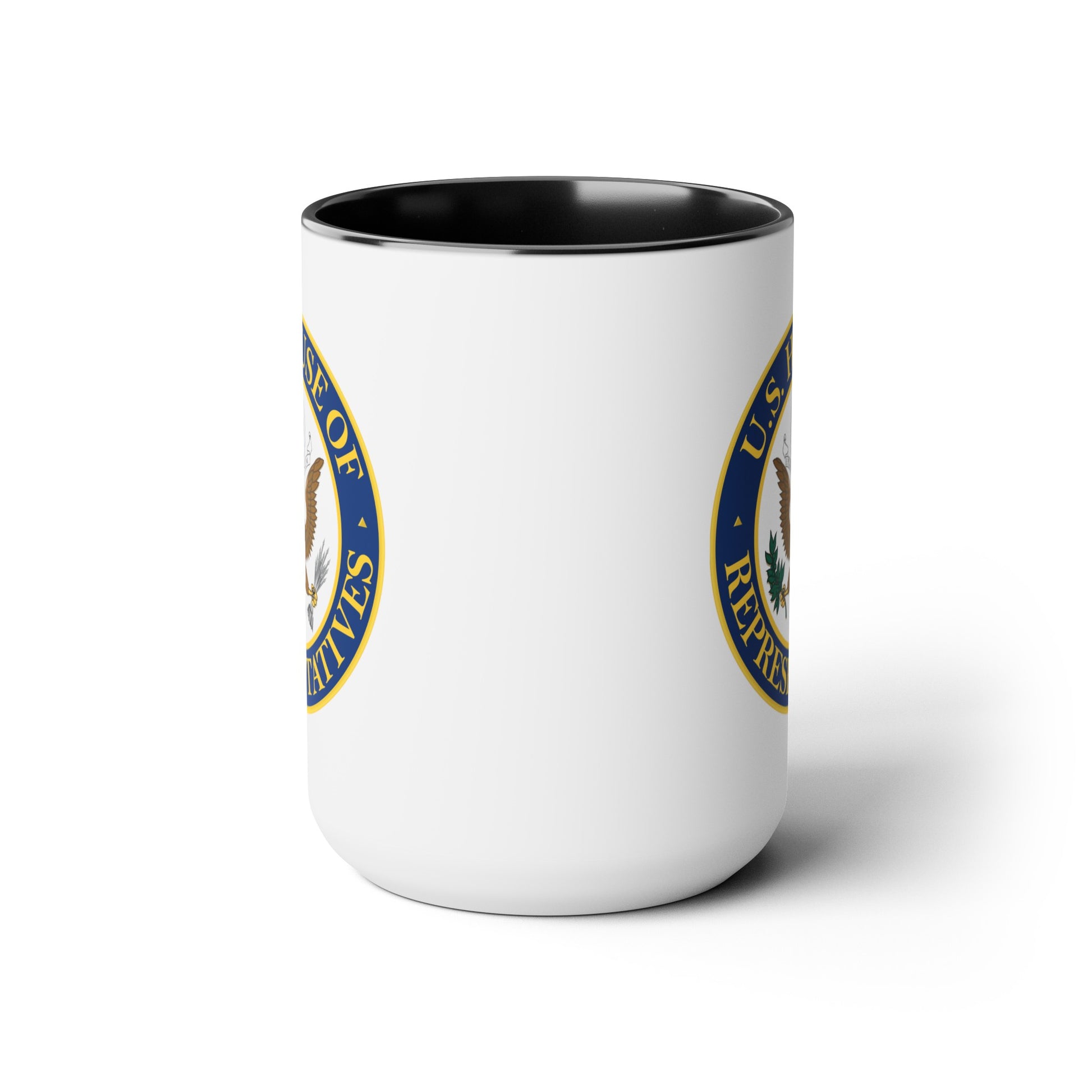 US House of Representative Coffee Mug - Double Side Black Accent White Ceramic 15oz by TheGlassyLass.com