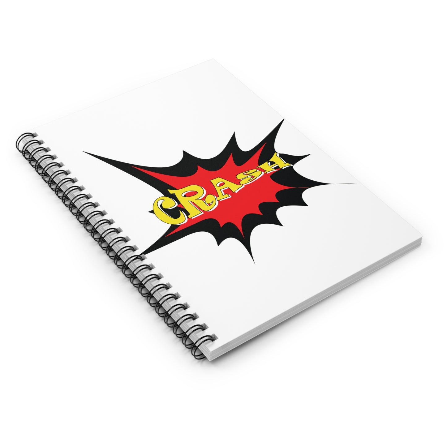 Superhero CRASH: Spiral Notebook - Log Books - Journals - Diaries - and More Custom Printed by TheGlassyLass