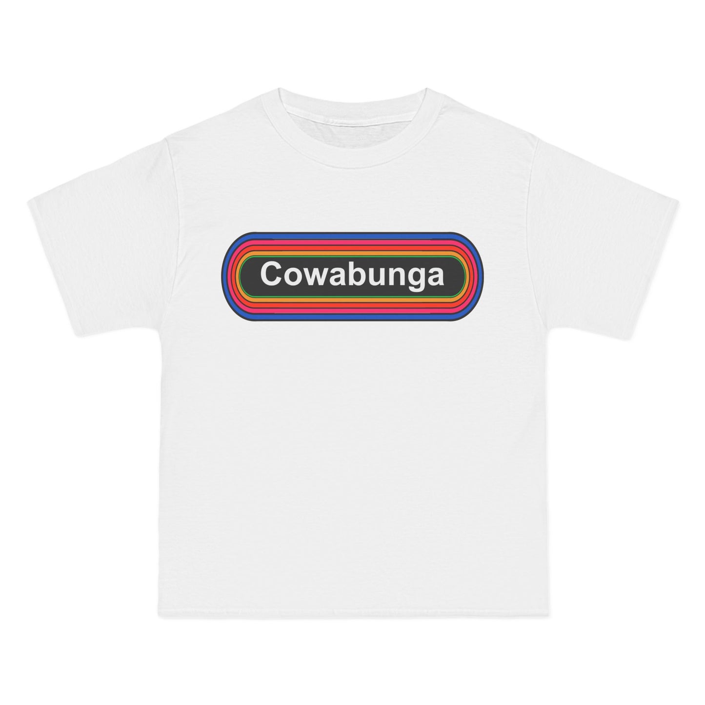 Cowabunga T-Shirt: (Hanes Beefy-T 100% Preshrunk Cotton Custom Printed by TheGlassyLass.com