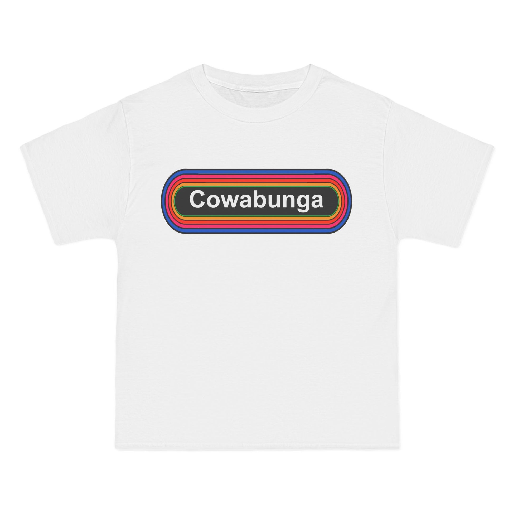 Cowabunga T-Shirt: (Hanes Beefy-T 100% Preshrunk Cotton Custom Printed by TheGlassyLass.com