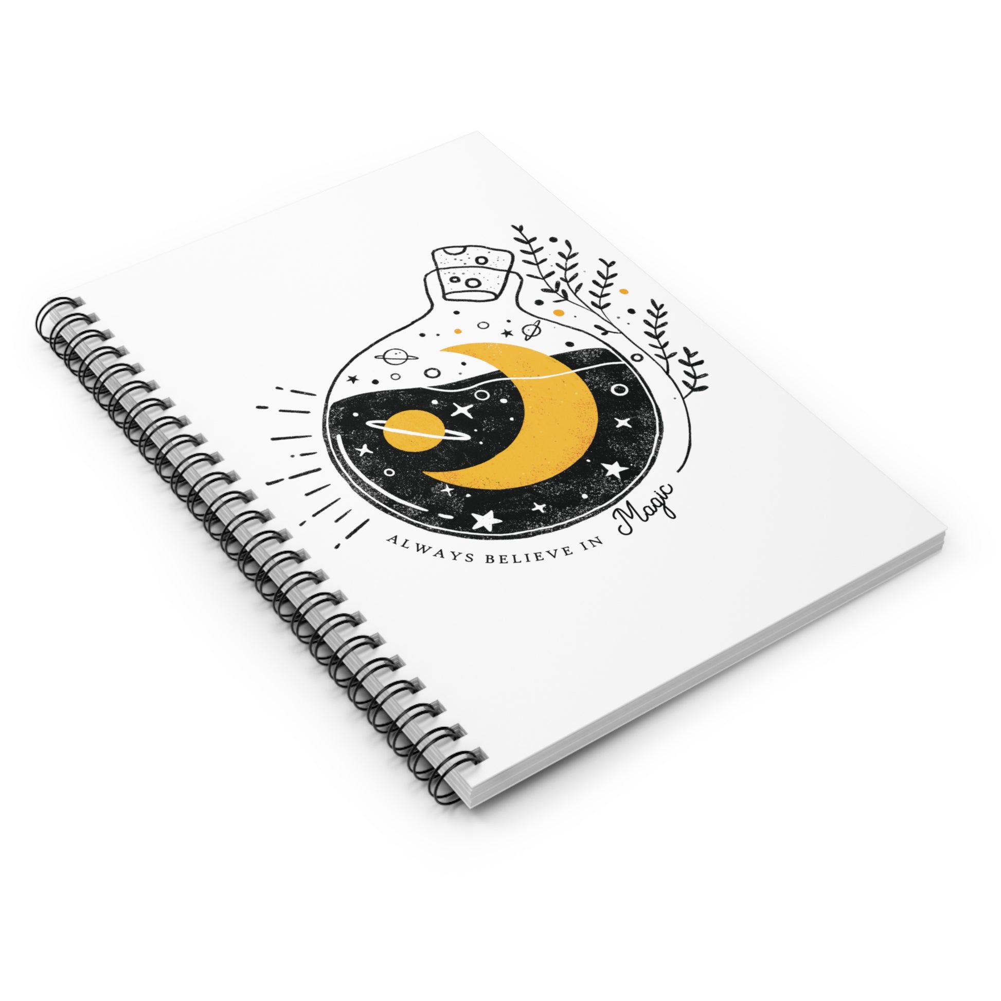 Believe in Magic: Spiral Notebook - Log Books - Journals - Diaries - and More Custom Printed by TheGlassyLass