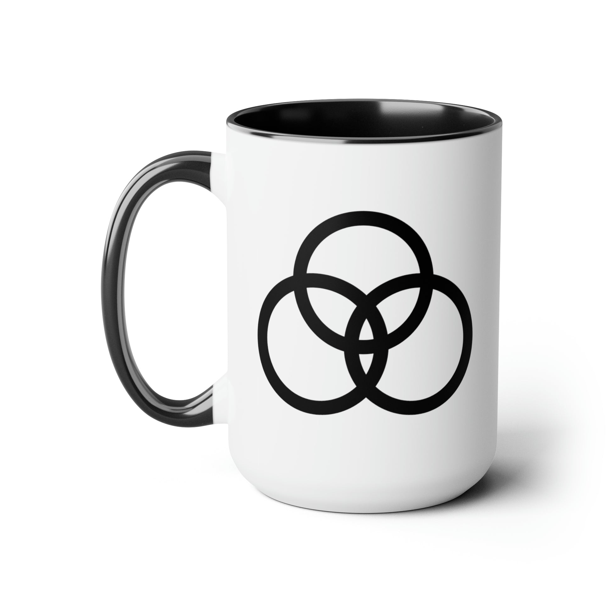 John Bonham Led Zeppelin IV Coffee Mug - Double Sided Black Accent White Ceramic 15oz by TheGlassyLass.com