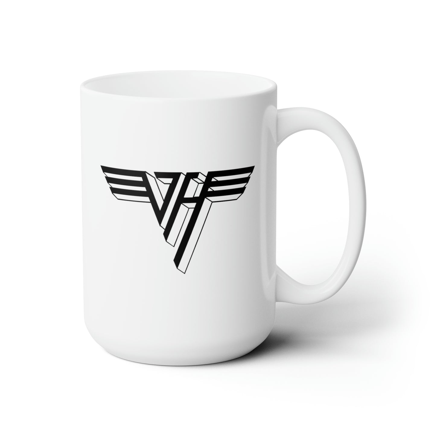 Van Halen Coffee Mug - Double Sided White Ceramic 15oz by TheGlassyLass.com