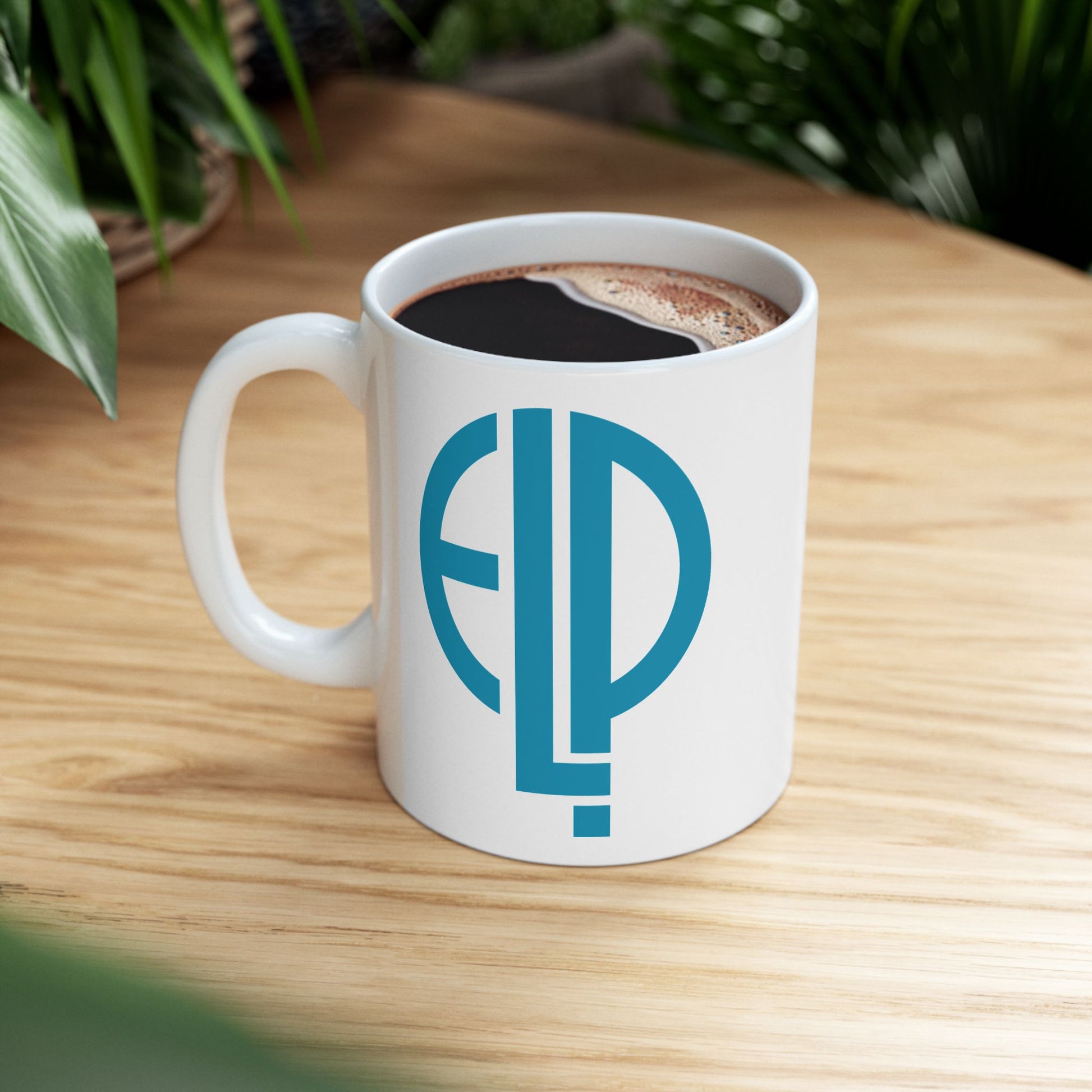 ELP Coffee Mug - Double Sided White Ceramic 11oz by TheGlassyLass.com