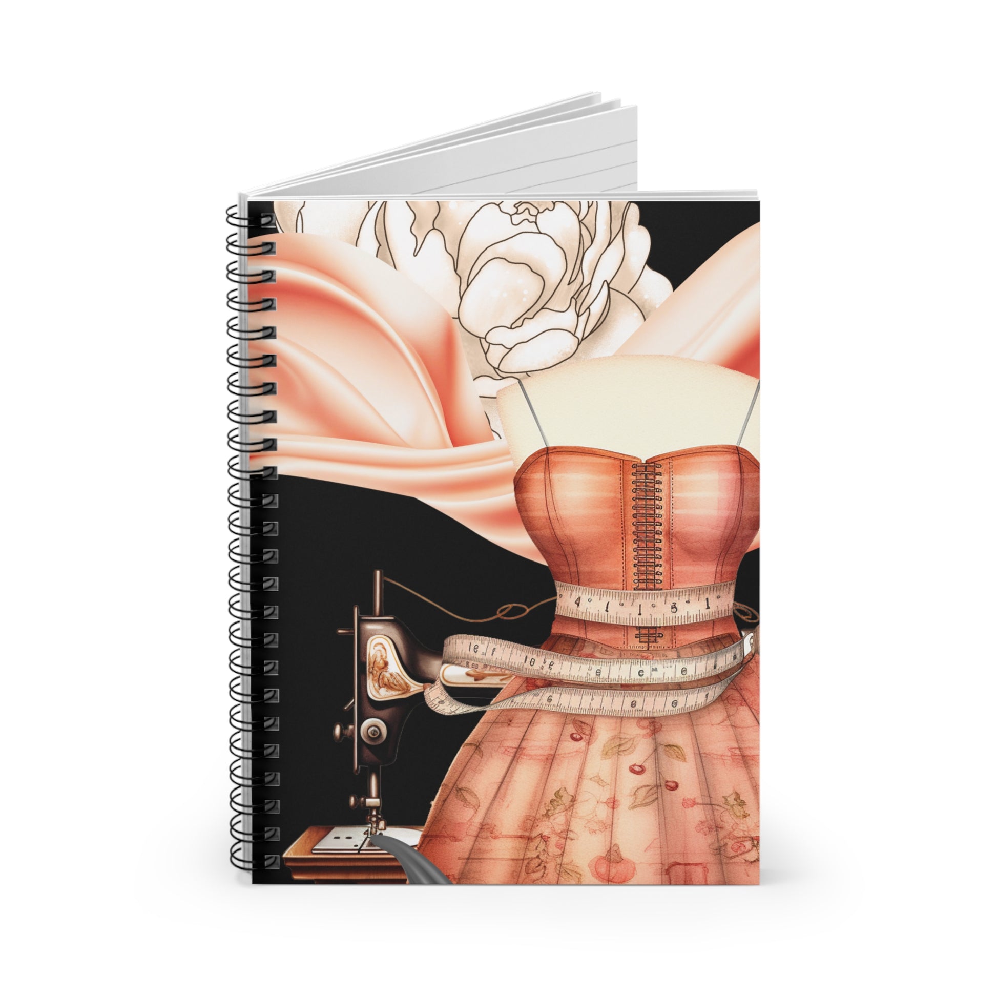 Measure Twice: Spiral Notebook - Log Books - Journals - Diaries - and More Custom Printed by TheGlassyLass