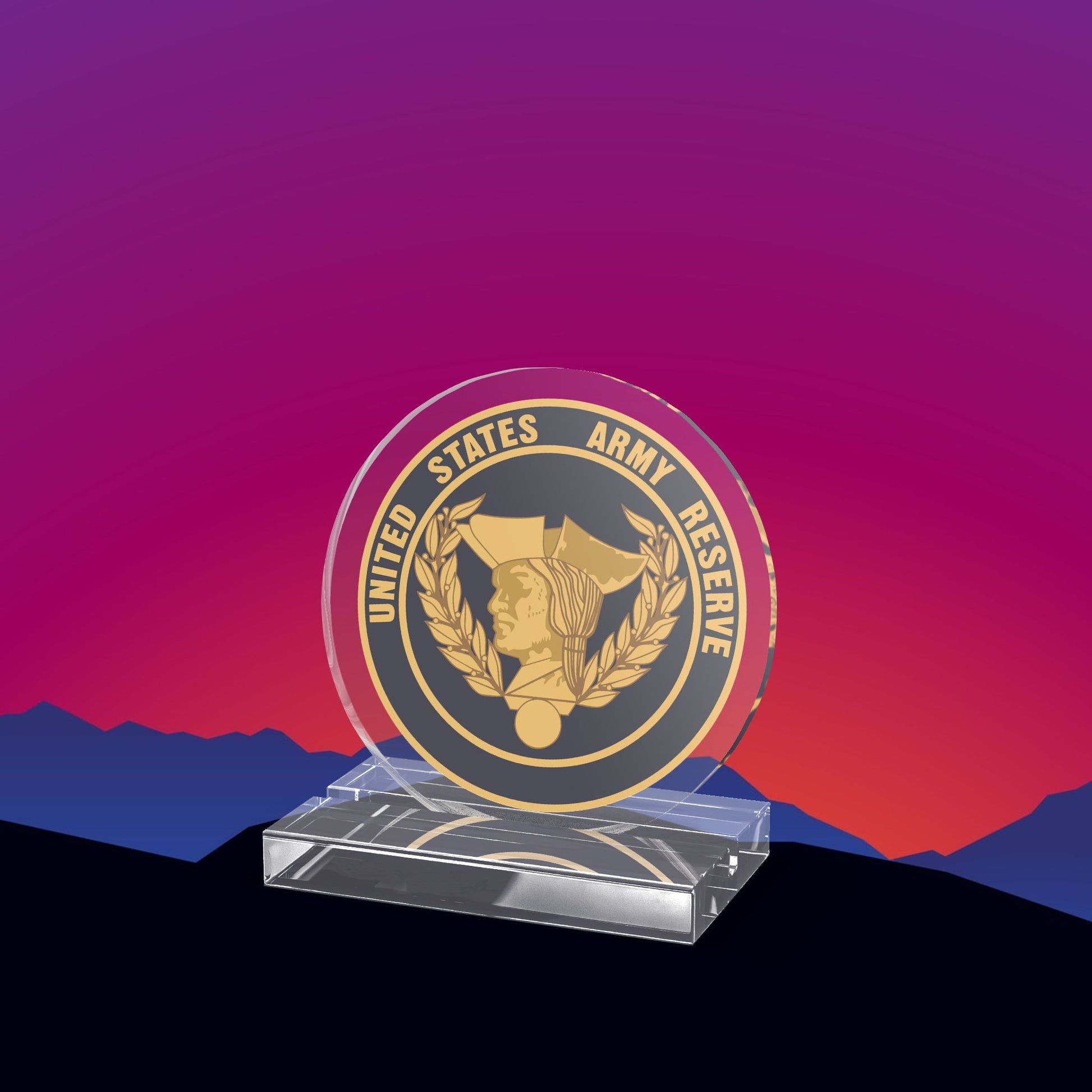 United States Army Reserve Acrylic Standee by TheGlassyLass.com