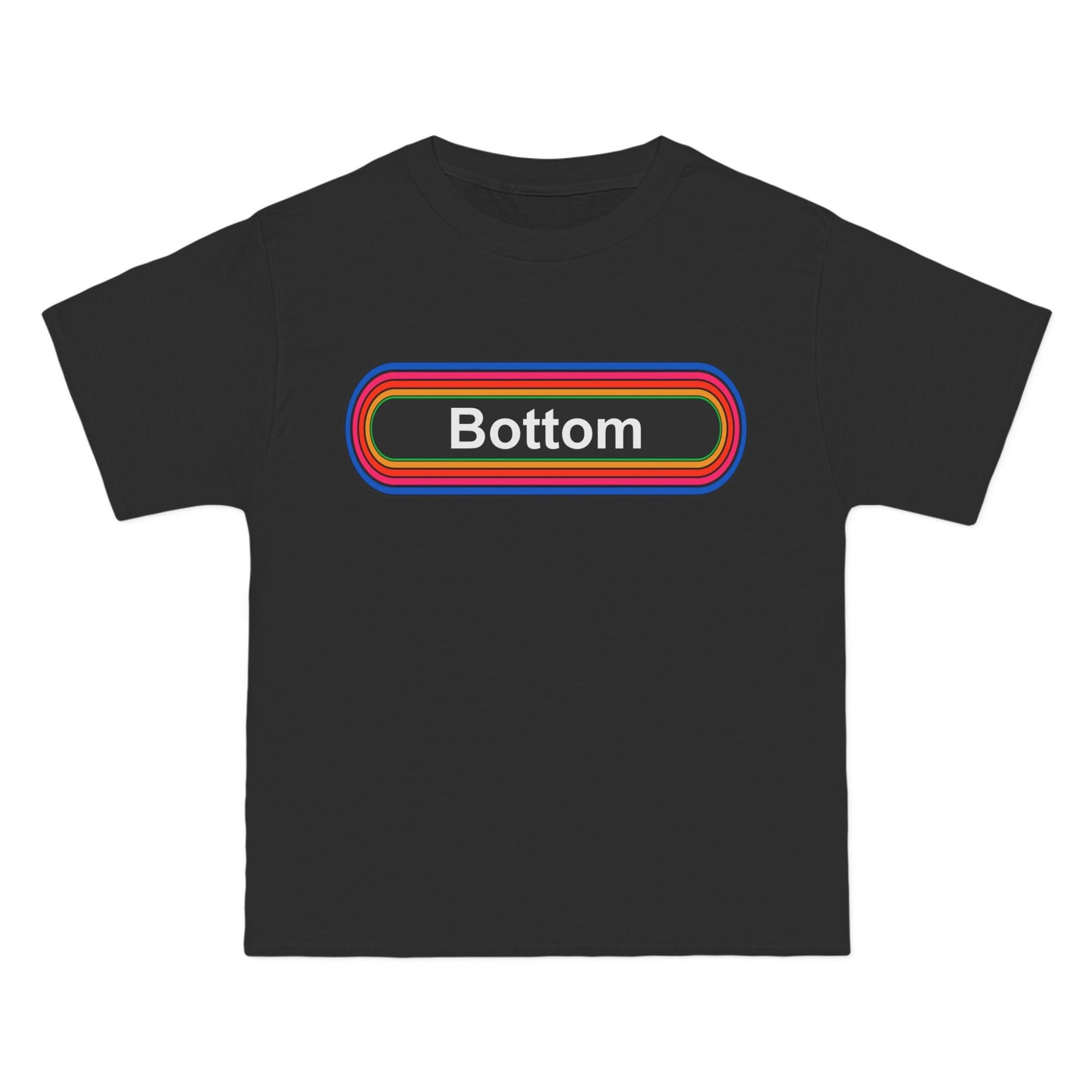 Bottom T-Shirt: (Hanes Beefy-T 100% Preshrunk Cotton) Custom Printed by TheGlassyLass