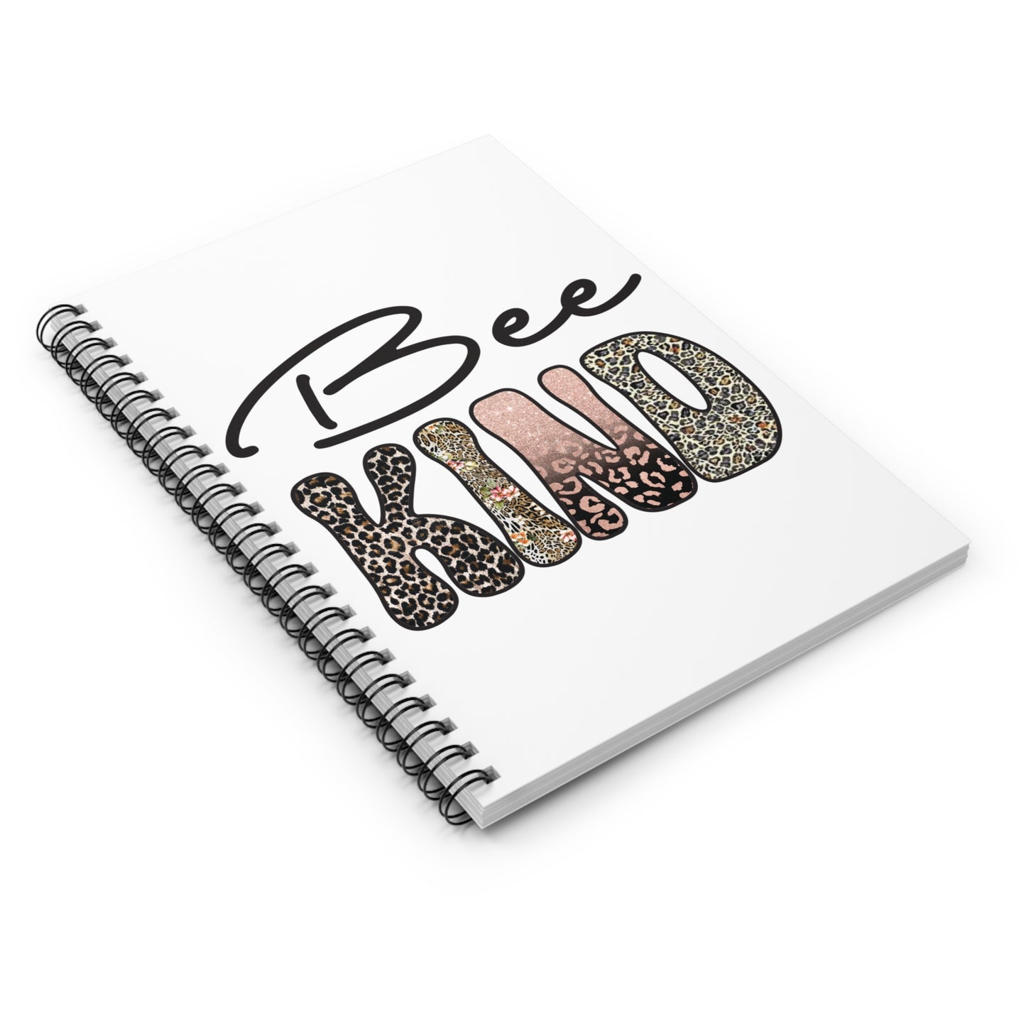 Bee Kind: Spiral Notebook - Log Books - Journals - Diaries - and More Custom Printed by TheGlassyLass