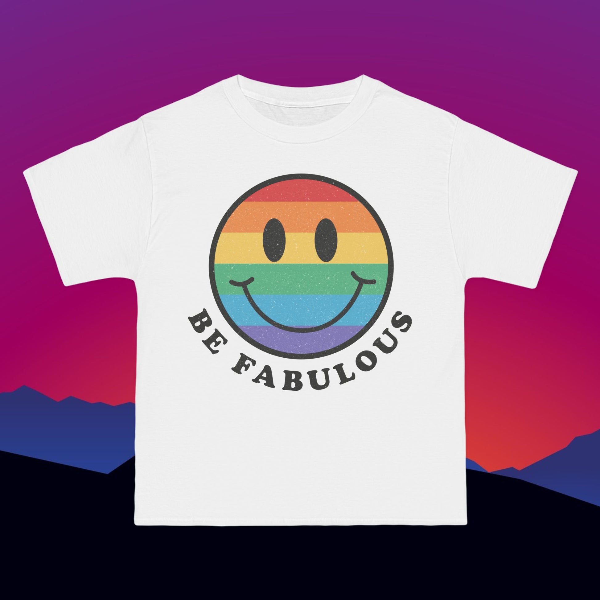 Be Fabulous T-Shirt: (Hanes Beefy-T 100% Preshrunk Cotton) Custom Printed by TheGlassyLass.com