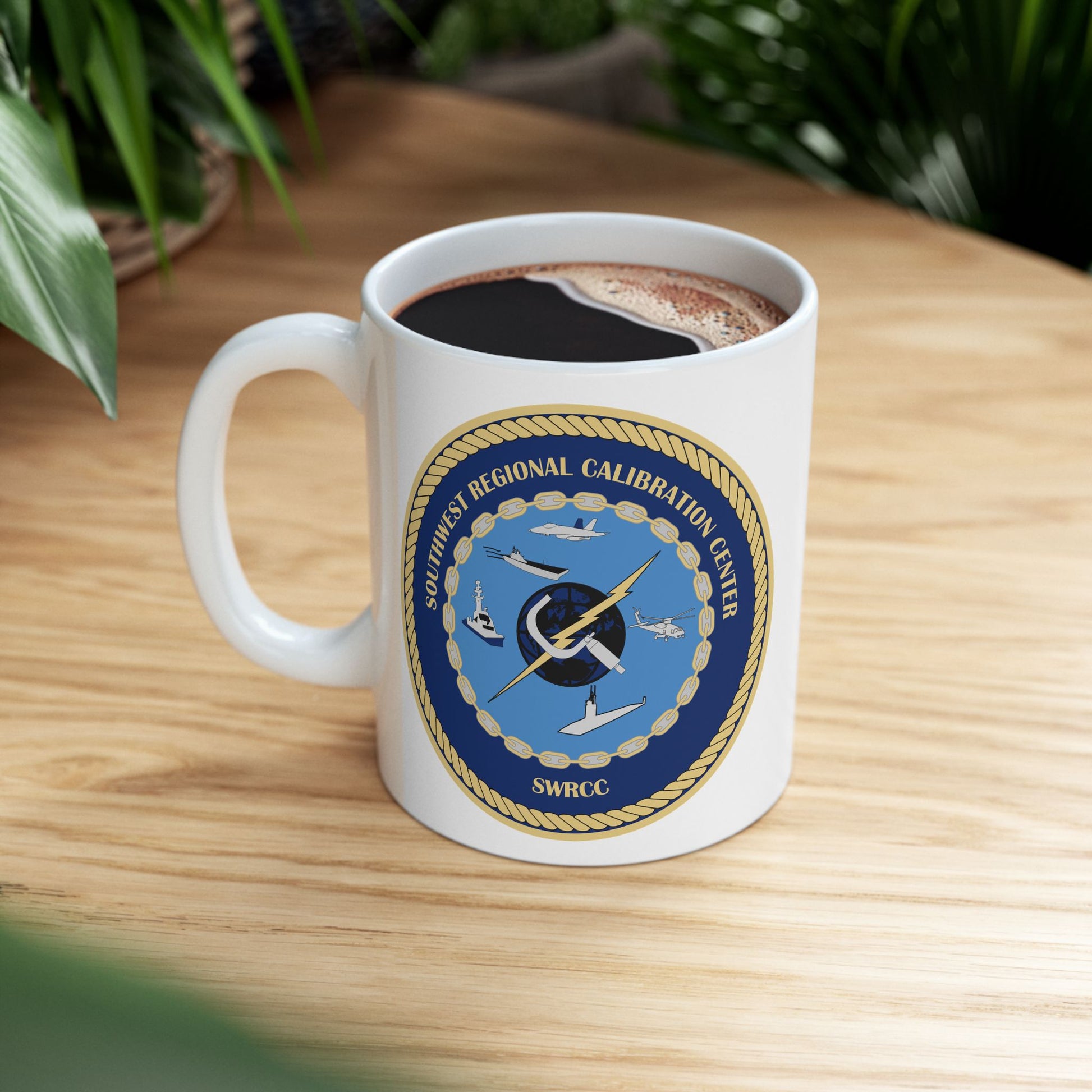 Southwest Regional Calibration Center Coffee Mug - Double Sided White Ceramic 11oz by TheGlassyLass.com