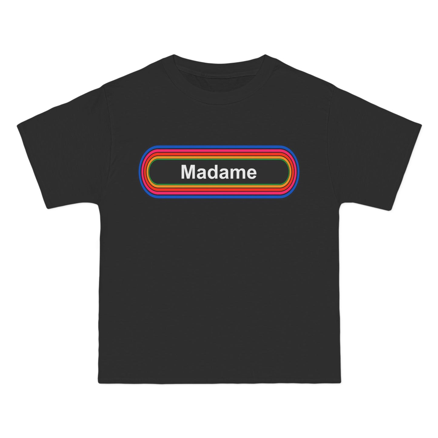 Madam T-Shirt: (Hanes Beefy-T 100% Preshrunk Cotton Custom Printed by TheGlassyLass.com