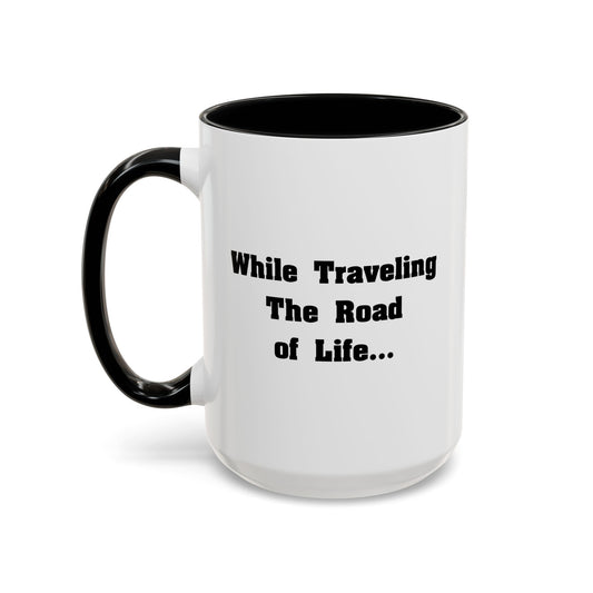 Never Go Full Retard Coffee Mug - Double Sided Black Accent White Ceramic 15oz by TheGlassyLass.com