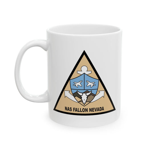 Naval Air Station Fallon Coffee Mug - Wrap Print White Ceramic 11oz - by TheGlassyLass.com