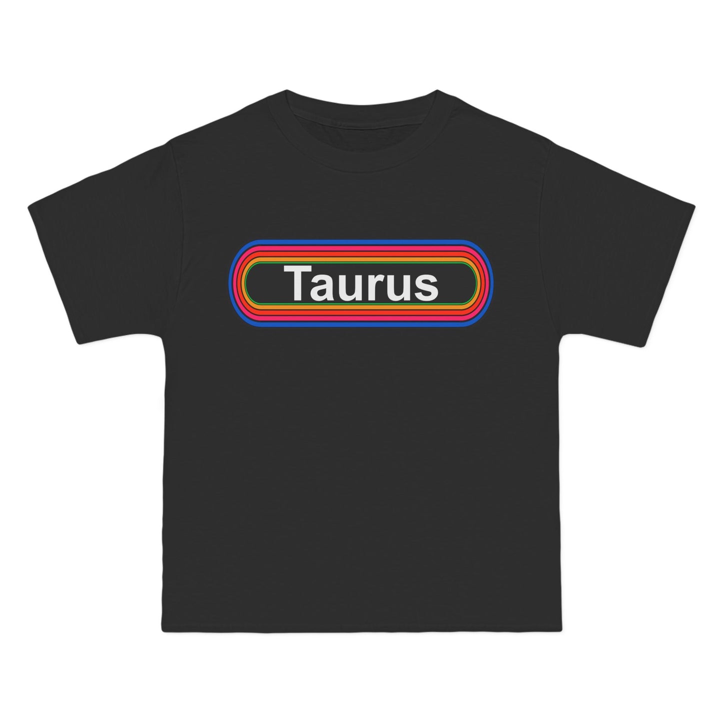 Taurus Zodiac T-Shirt: (Hanes Beefy-T 100% Preshrunk Cotton Custom Printed by TheGlassyLass.com