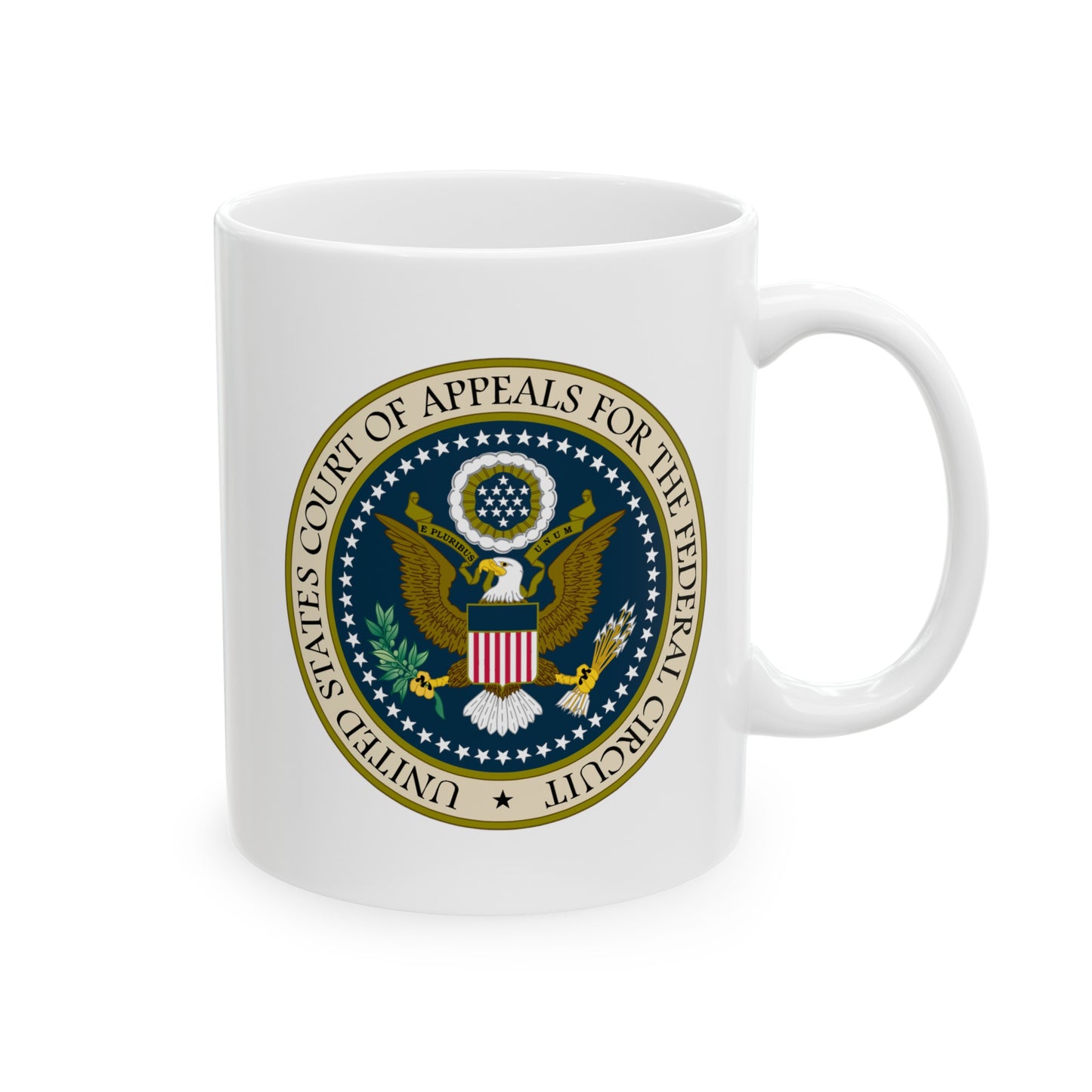 US Court of Appeals Coffee Mug - Double Sided White Ceramic 11oz by TheGlassyLass.com